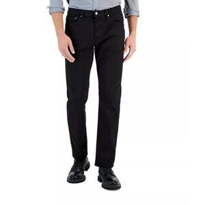 MICHAEL KORS GRANT JEANS MEN'S SZ 38/32 CLASSIC FIT BLACK DENIM
